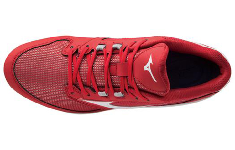 Lookbook Mizuno Dominant AS Scarpe da Baseball Basse ''Rosso Bianco'' 11GT185162