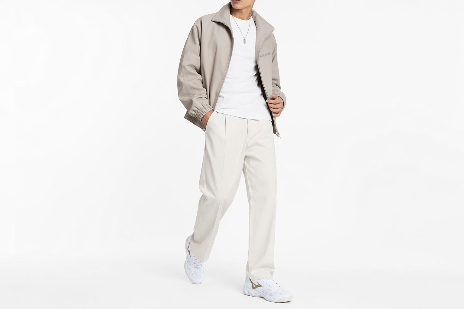 Order Mizuno 防震防滑耐磨 低筒 排球鞋 男女款 白金