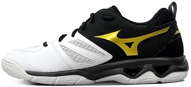 Mizuno Dynablitz 透氣耐磨 低筒訓練鞋 男女同款 黑白金 Buy Mizuno Dynablitz 透氣耐磨 低筒訓練鞋 男女同款 黑白金