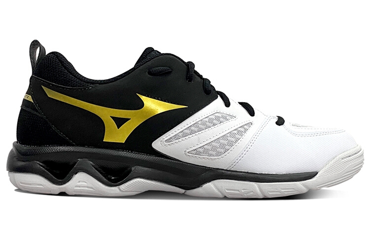 Order 美津浓 Dynablitz 低帮运动鞋 '黑白金' V1GA212152