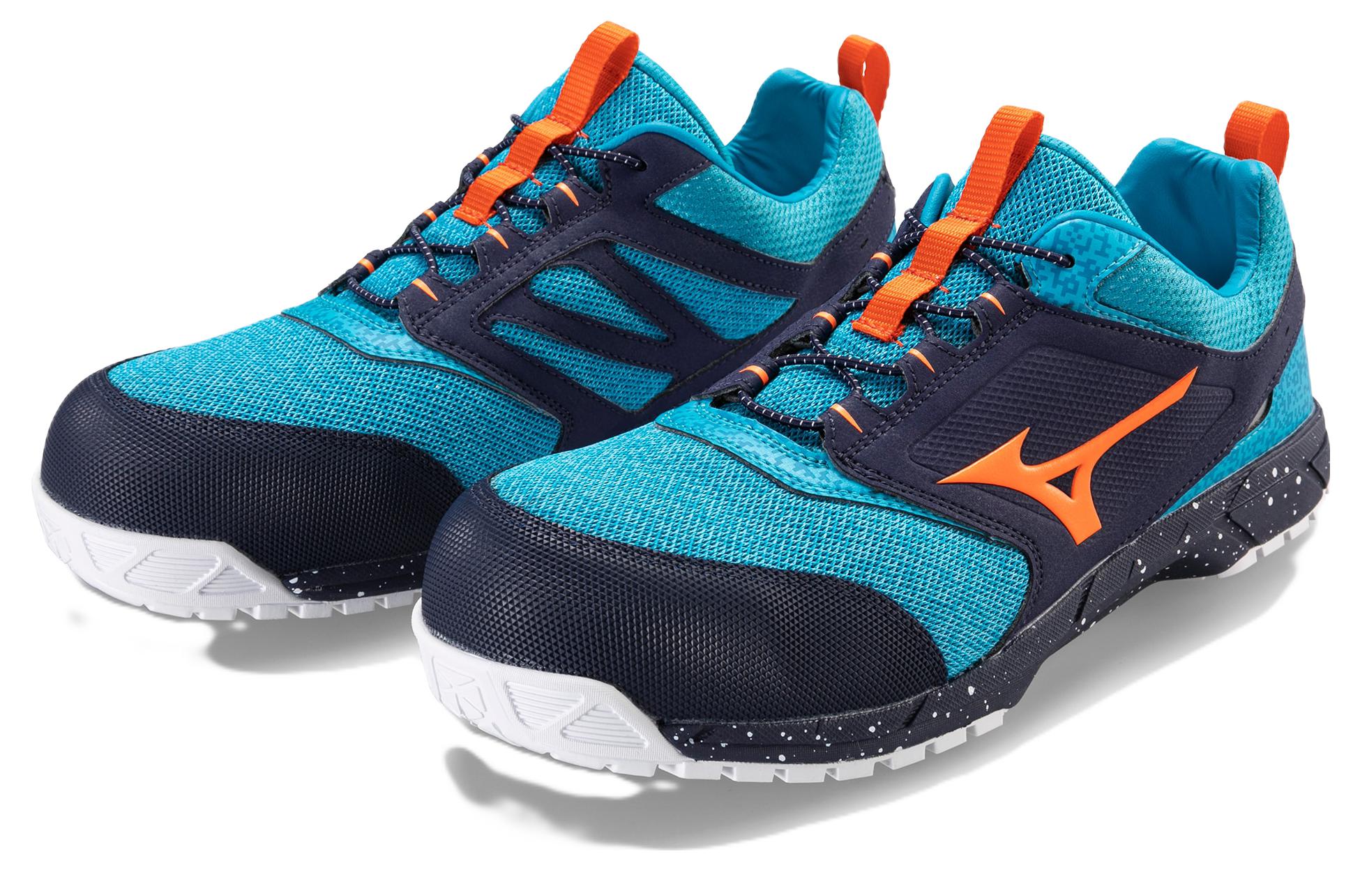 Lookbook Mizuno ES31L 防滑耐磨 低筒 運動休閒鞋 男女同款 藍黑橙