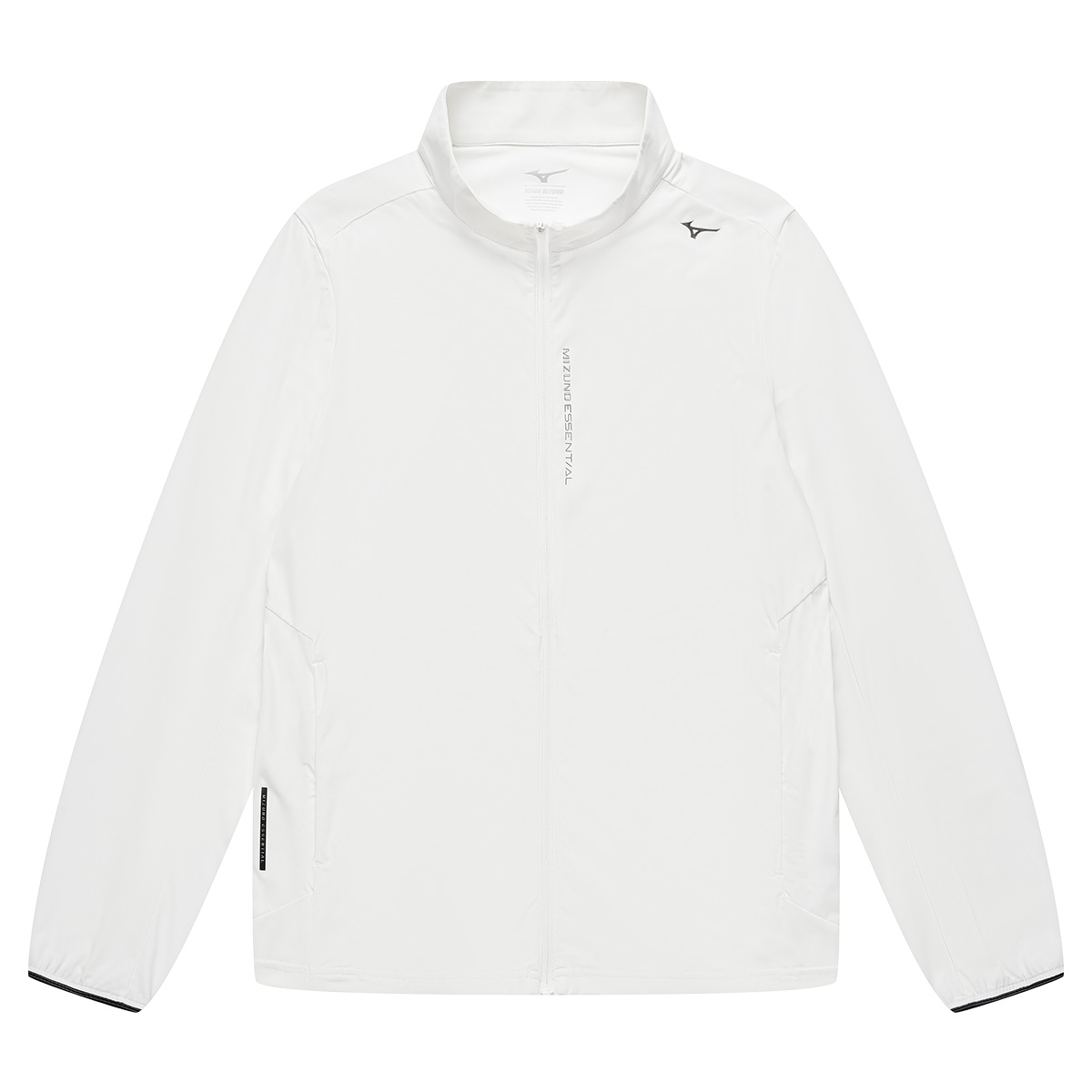 Mizuno ESSENTIAL Fashion Zip-Up Jacket Pearl White K2CC31A4