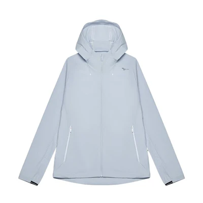 Mizuno ESSENTIAL Light Blue Hooded Casual Jacket K2CE31A321-21