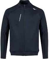 Mizuno ESSENTIAL Navy Full-Zip Track Jacket Activewear with Logo Print K2CC41A114 Mizuno ESSENTIAL Navy Full-Zip Track Jacket Activewear with Logo Print K2CC41A114