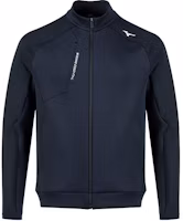 Order Mizuno ESSENTIAL Navy Full-Zip Track Jacket Activewear with Logo Print K2CC41A114