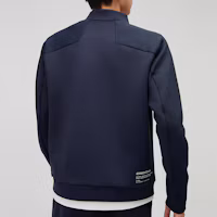 Purchase Mizuno ESSENTIAL Navy Full-Zip Track Jacket Activewear with Logo Print K2CC41A114