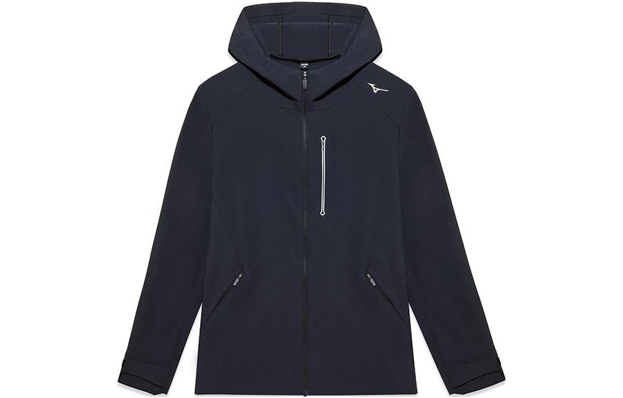 Mizuno ESSENTIAL Navy Woven Hooded Jacket Casual Sportswear K2CE34A1-13