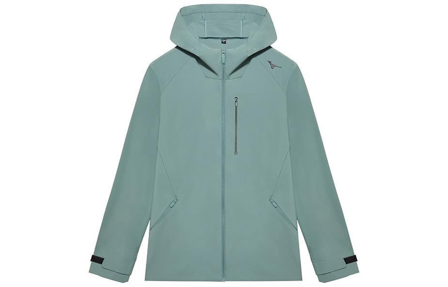 Mizuno ESSENTIAL Olive Green Hooded Woven Jacket Casual Sportswear K2CE34A1-39