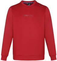 Mizuno ESSENTIAL Pullover Knit Sweatshirt Lava Red K2CC34A8 Mizuno ESSENTIAL Pullover Knit Sweatshirt Lava Red K2CC34A8