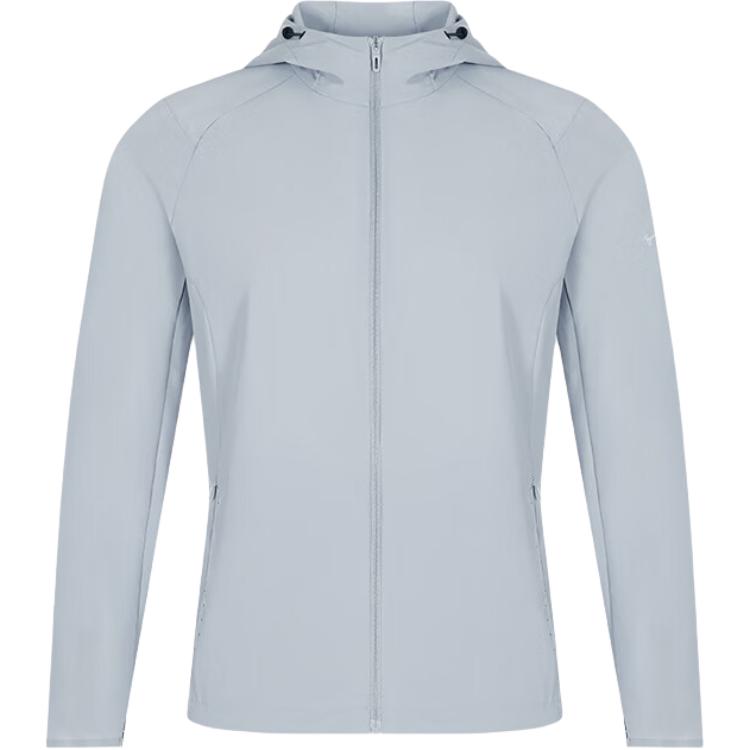 Mizuno ESSENTIAL Zip Hoodie Jacket Misty Gray K2CE41A3-05