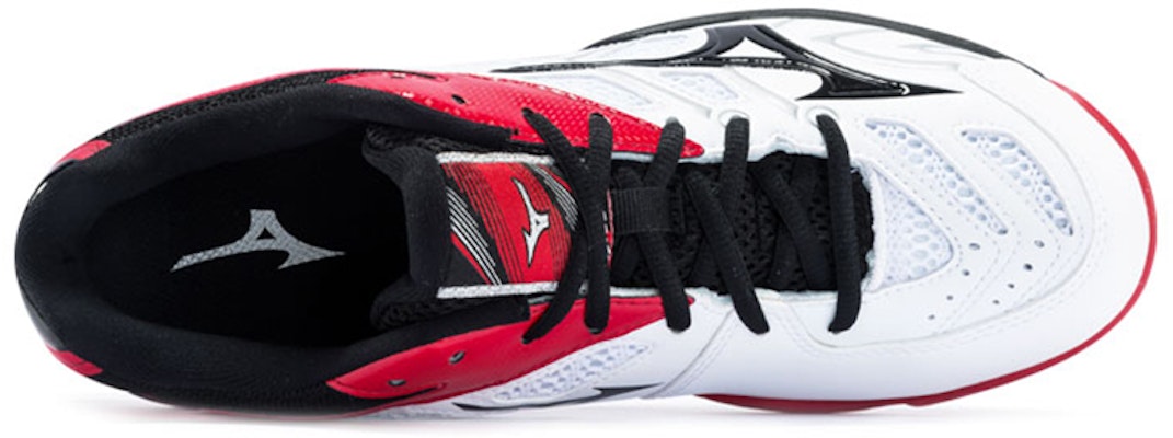 Mizuno Fang Ss2 耐磨低筒羽毛球鞋 白紅 Lookbook Mizuno Fang Ss2 耐磨低筒羽毛球鞋 白紅