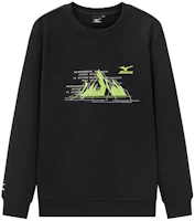 Mizuno Fleece-Lined Casual Long-Sleeve Sweatshirt Unisex A2CA2626-1 Mizuno Fleece-Lined Casual Long-Sleeve Sweatshirt Unisex A2CA2626-1