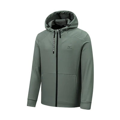 Mizuno Fleece-Lined Zip-Up Hoodie Jacket Unisex A2CC2630