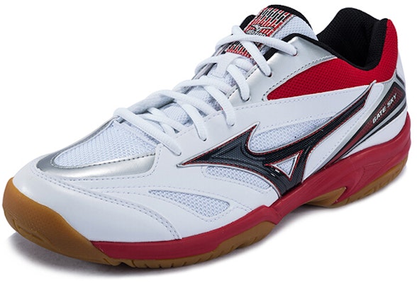 Mizuno Gate Sky 耐磨低筒羽毛球鞋 白紅 Order Mizuno Gate Sky 耐磨低筒羽毛球鞋 白紅