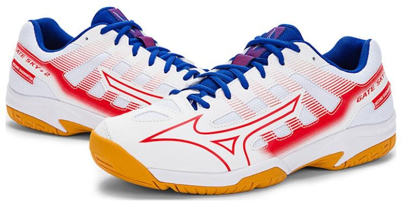 Mizuno Gate Sky Plus II 'White Blue Orange' 71GA224003 Lookbook Mizuno Gate Sky Plus II 'White Blue Orange' 71GA224003