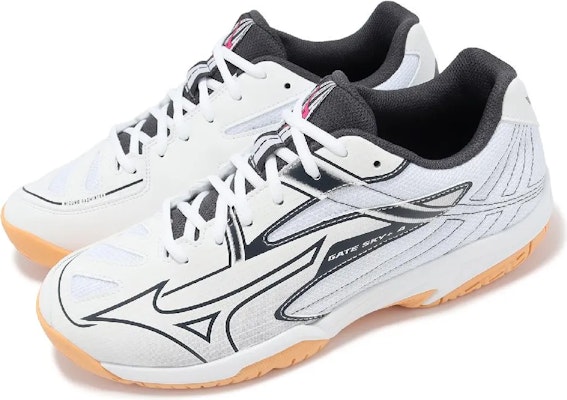 Mizuno Gate Sky Plus 4 Wide 'Putih Hitam Tiram' 71GA242104 Shop Mizuno Gate Sky Plus 4 Wide 'Putih Hitam Tiram' 71GA242104