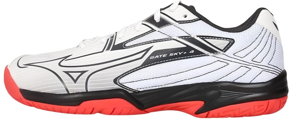 Mizuno Gate Sky Plus 4 Wide 'White Fiery Coral' 71GA242103 Buy Mizuno Gate Sky Plus 4 Wide 'White Fiery Coral' 71GA242103