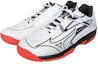 Lookbook Mizuno Gate Sky Plus 4 Wide 'Putih Fiery Coral' 71GA242103
