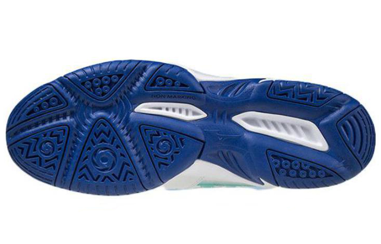 Shop Mizuno Gate Sky Plus 減震防滑耐磨 低筒羽毛球鞋 男女同款 白綠