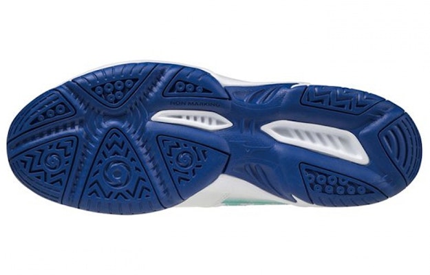 Mizuno Gate Sky Plus II 'Putih Teal Navy' 71GA224025 Shop Mizuno Gate Sky Plus II 'Putih Teal Navy' 71GA224025