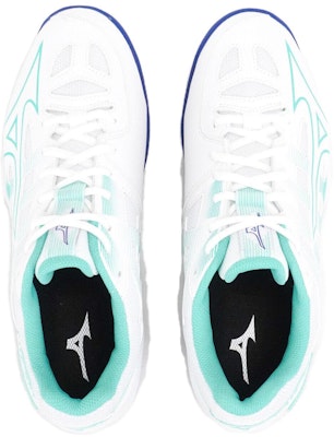 Mizuno Gate Sky Plus II 'White Teal Navy' 71GA224025 Shop Mizuno Gate Sky Plus II 'White Teal Navy' 71GA224025