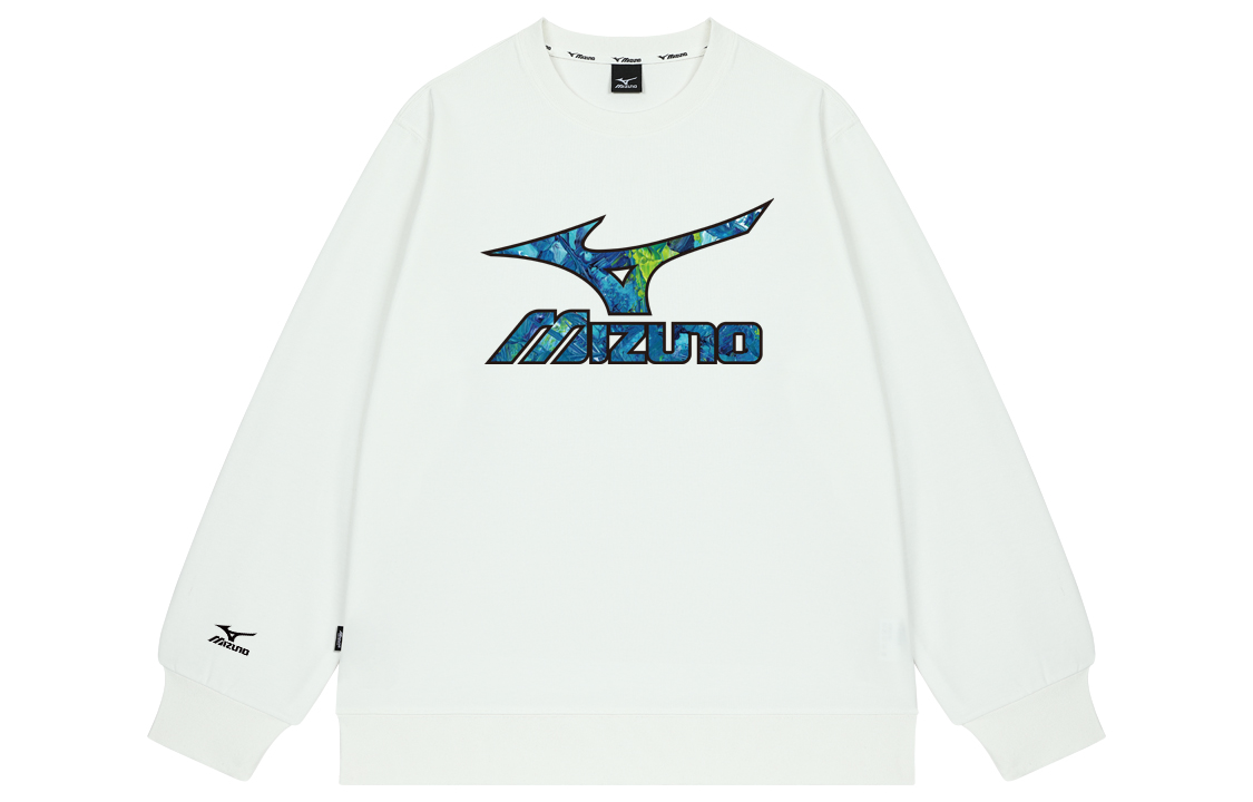 Mizuno Gradient Logo Oversized Crewneck Sweatshirt - Unisex Casual Long Sleeve A2CA2152