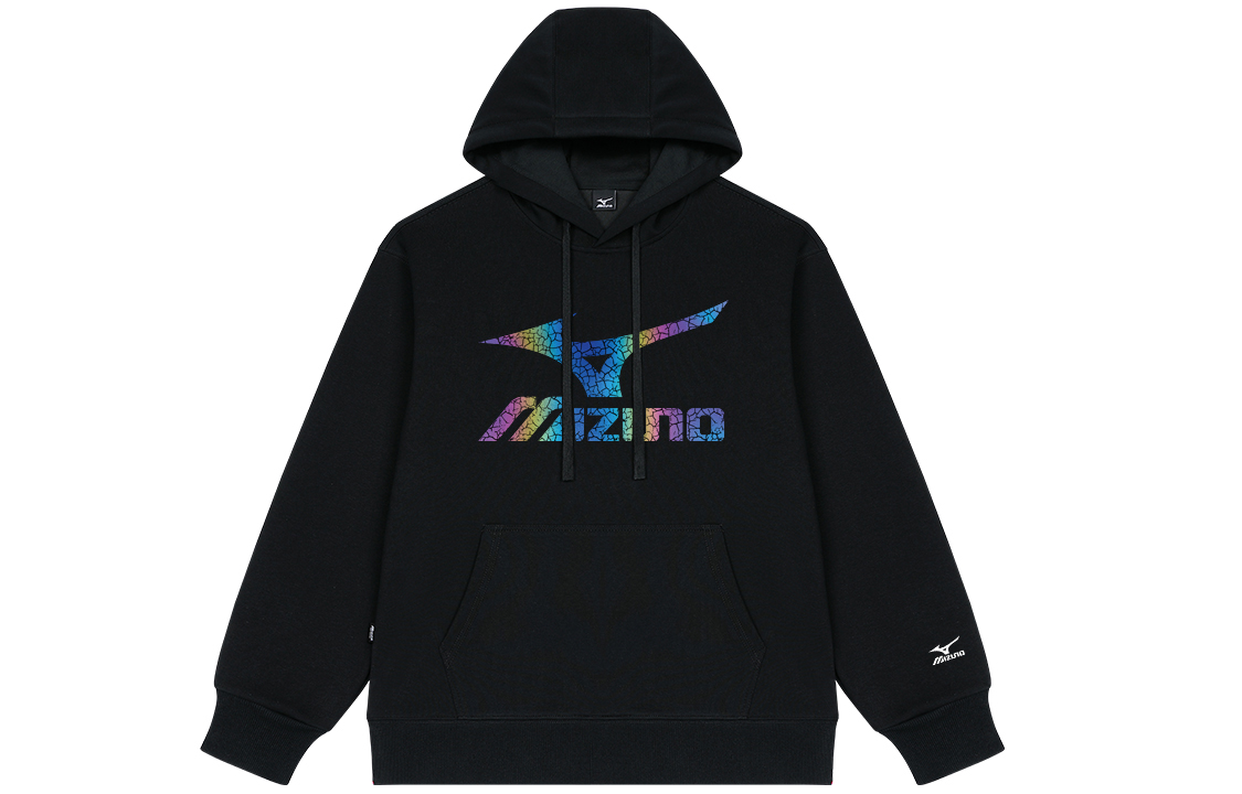 Mizuno Gradient Reflective Logo Print Loose Fit Hoodie Unisex A2CA2A40