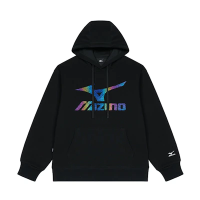 Mizuno Gradient Reflective Logo Print Loose Fit Hoodie Unisex A2CA2A40