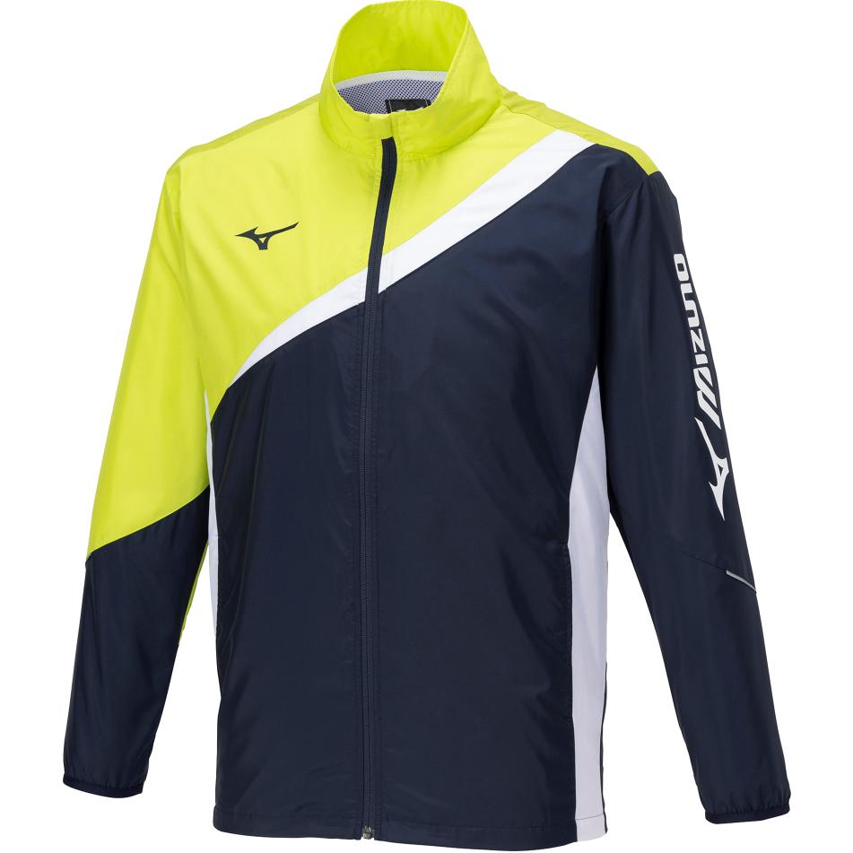 Mizuno Green Contrast Zip-Up Jacket 62MEA503-84
