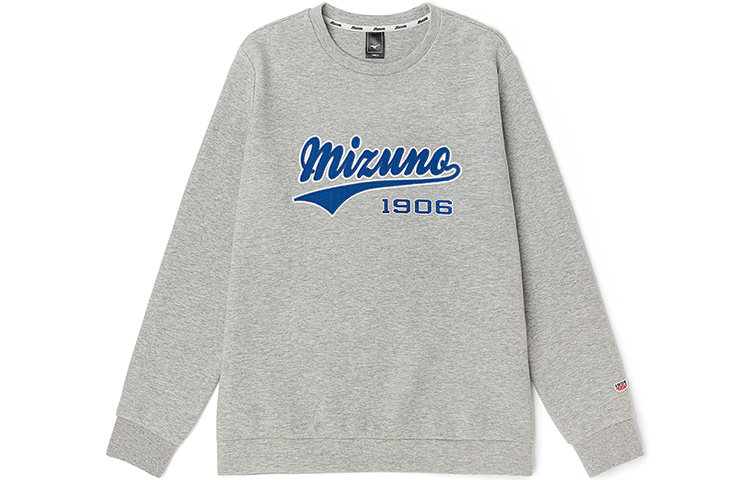 Mizuno Heritage Baseball Series Retro Letter Print Sweatshirt Unisex D2CC19H518