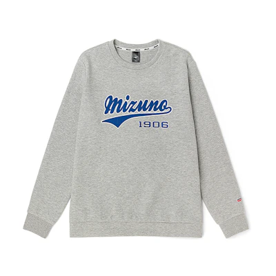 Mizuno Heritage Baseball Series Retro Letter Print Sweatshirt Unisex D2CC19H518