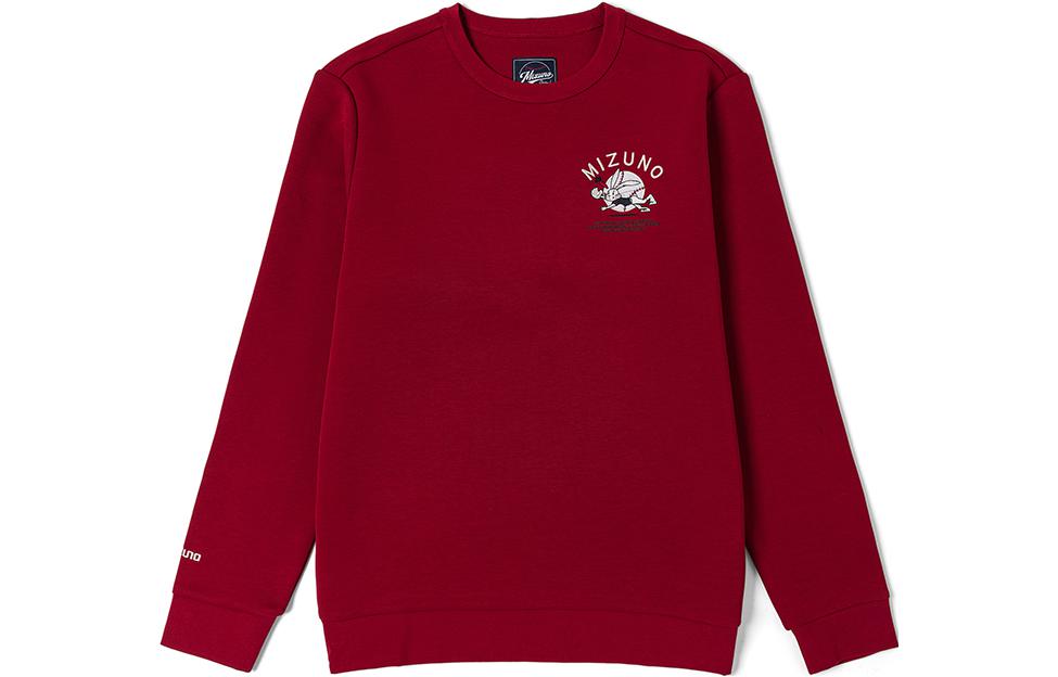 Mizuno HERITAGE Cartoon Rabbit Print Crewneck Sweatshirt Unisex D2CC33H1