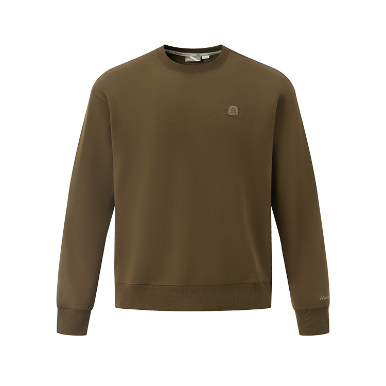 Mizuno HERITAGE Logo Embroidered Oversized Crewneck Sweatshirt Unisex D2CC46H3