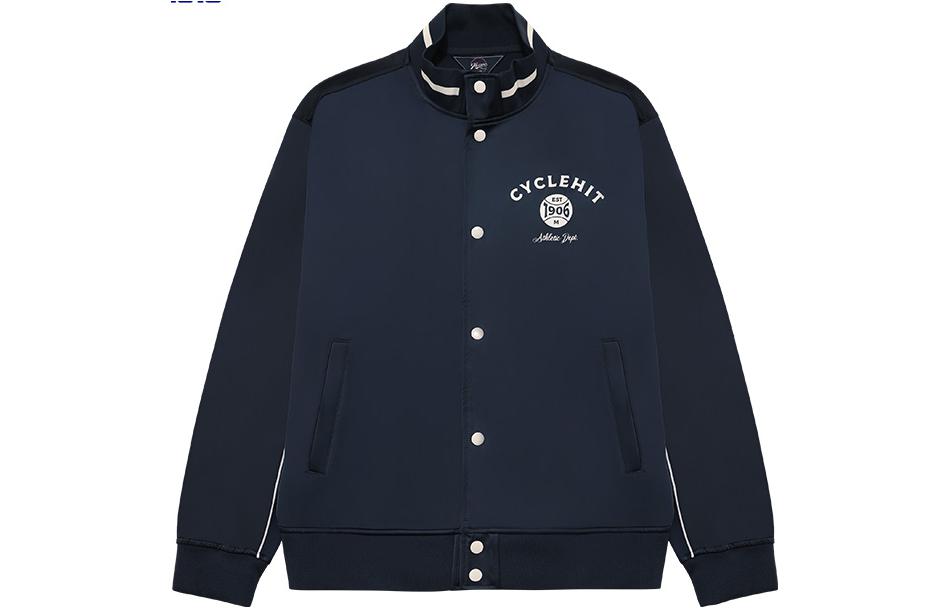 Mizuno HERITAGE Navy Single-Breasted Relaxed Fit Jacket D2CE34H1-15