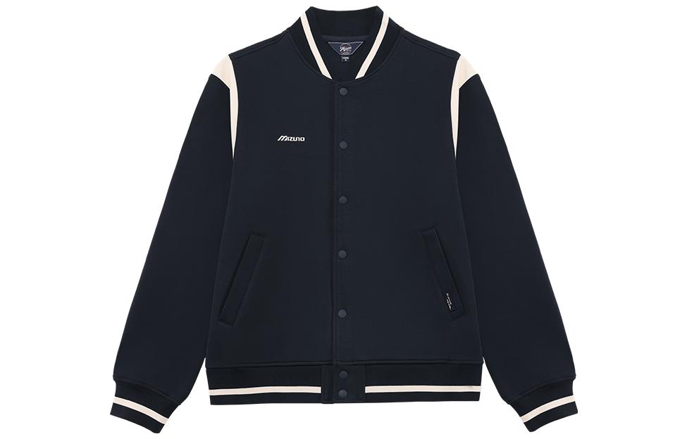 Mizuno HERITAGE Vintage Baseball Style Knit Jacket Unisex D2CC36H2