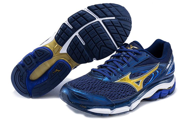 Details for Mizuno Inspire 13 Biru/Emas J1GC174450