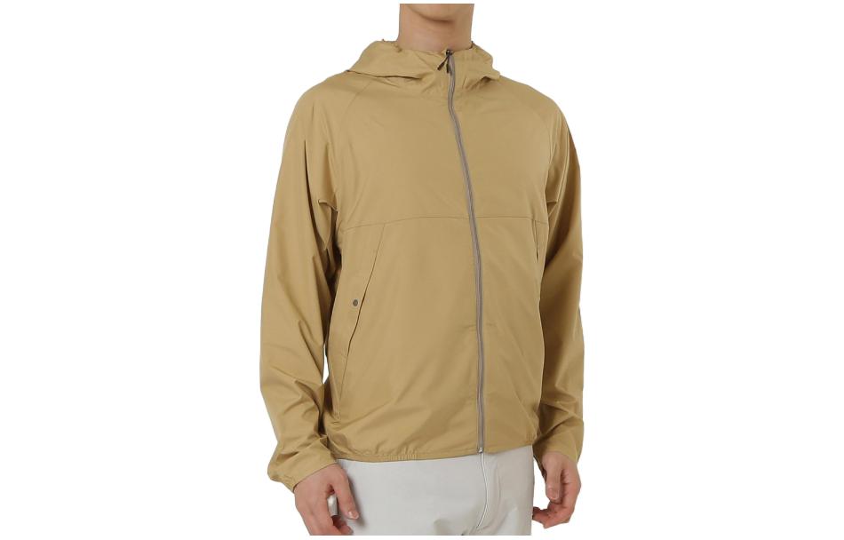 Mizuno Khaki Full-Zip Hoodie Jacket B2ME105149