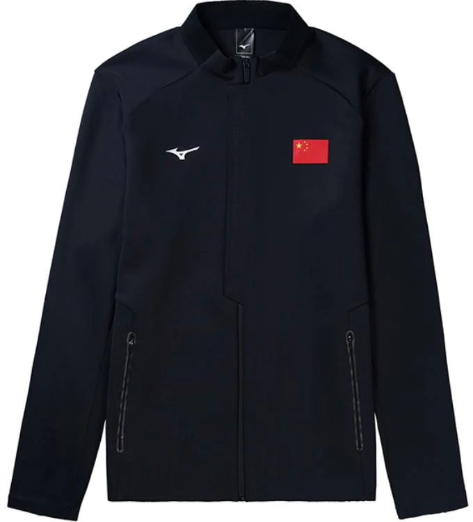 mizuno-knit-stand-collar-jacket-comfortable-athletic-casual-wear-j2-cc-21-t1