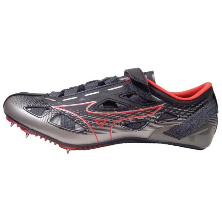 Mizuno Laser Next x 21SS Low Track Running Shoes 'Black Red' U1GA2103-50
