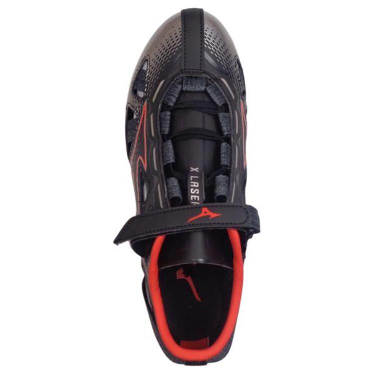Lookbook Mizuno Laser Next x 21SS Low Track Running Shoes 'Black Red' U1GA2103-50