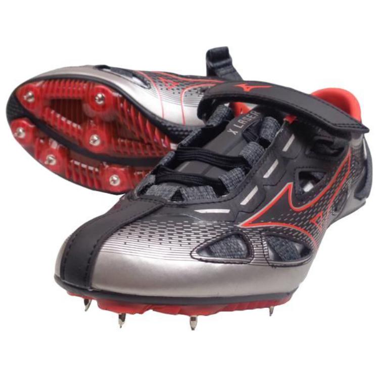 Shop Mizuno Laser Next x 21SS Low Track Running Shoes 'Black Red' U1GA2103-50