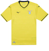 Mizuno Lazio 24/25 Away Jersey Yellow V-Neck Short Sleeve Soccer Shirt P2GABX08 Mizuno Lazio 24/25 Away Jersey Yellow V-Neck Short Sleeve Soccer Shirt P2GABX08