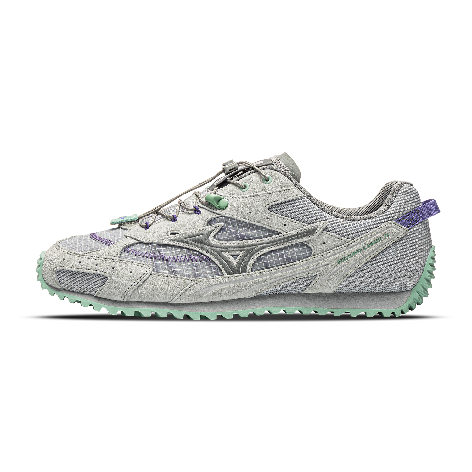 Mizuno LG 60S TL Low-Top Casual Shoes Light Purple Gray Breathable Summer D1GH263202