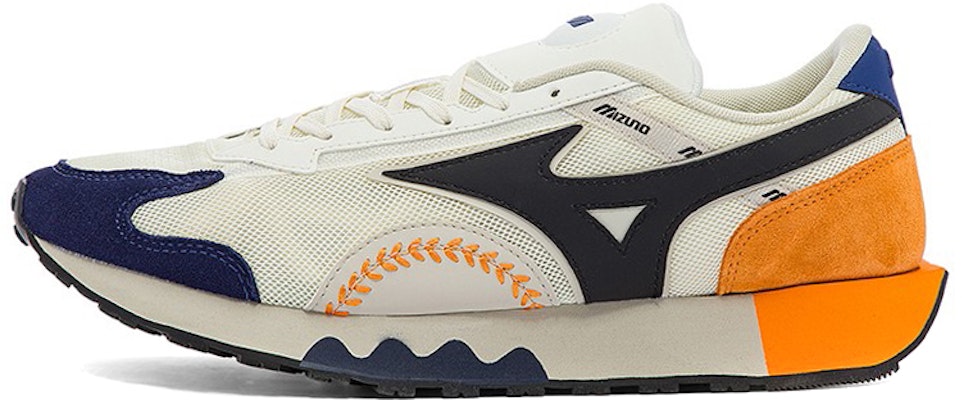 Mizuno LG 70s Baseball 'White Orange' D1GH220503 Buy Mizuno LG 70s Baseball 'White Orange' D1GH220503