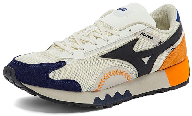 Mizuno LG 70s Baseball 'White Orange' D1GH220503 Order Mizuno LG 70s Baseball 'White Orange' D1GH220503