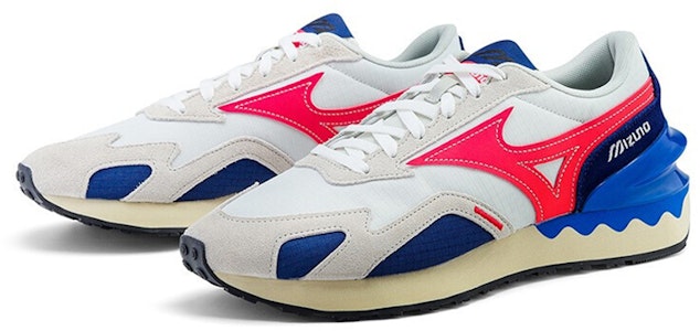 美津濃 LG 70s 精英系列 復古 低筒 跑步鞋 男女同款 白紅藍 Order 美津濃 LG 70s 精英系列 復古 低筒 跑步鞋 男女同款 白紅藍