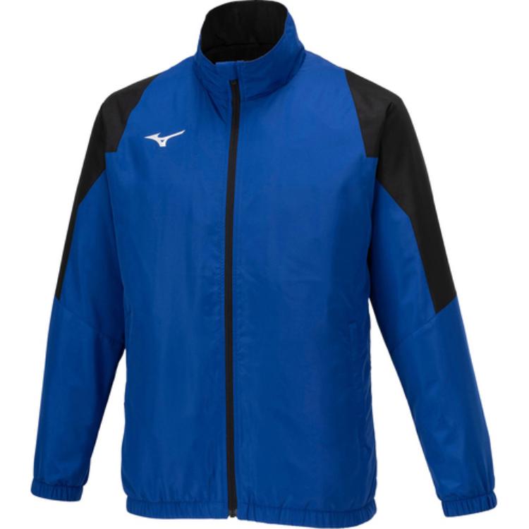 Mizuno Logo Full-Zip Fitted Jacket Blue 32MEA655-25