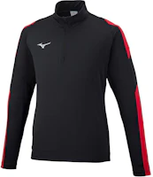 Mizuno Logo Print Mock Neck Long Sleeve Sweatshirt Black () P2MC258096 Mizuno Logo Print Mock Neck Long Sleeve Sweatshirt Black () P2MC258096