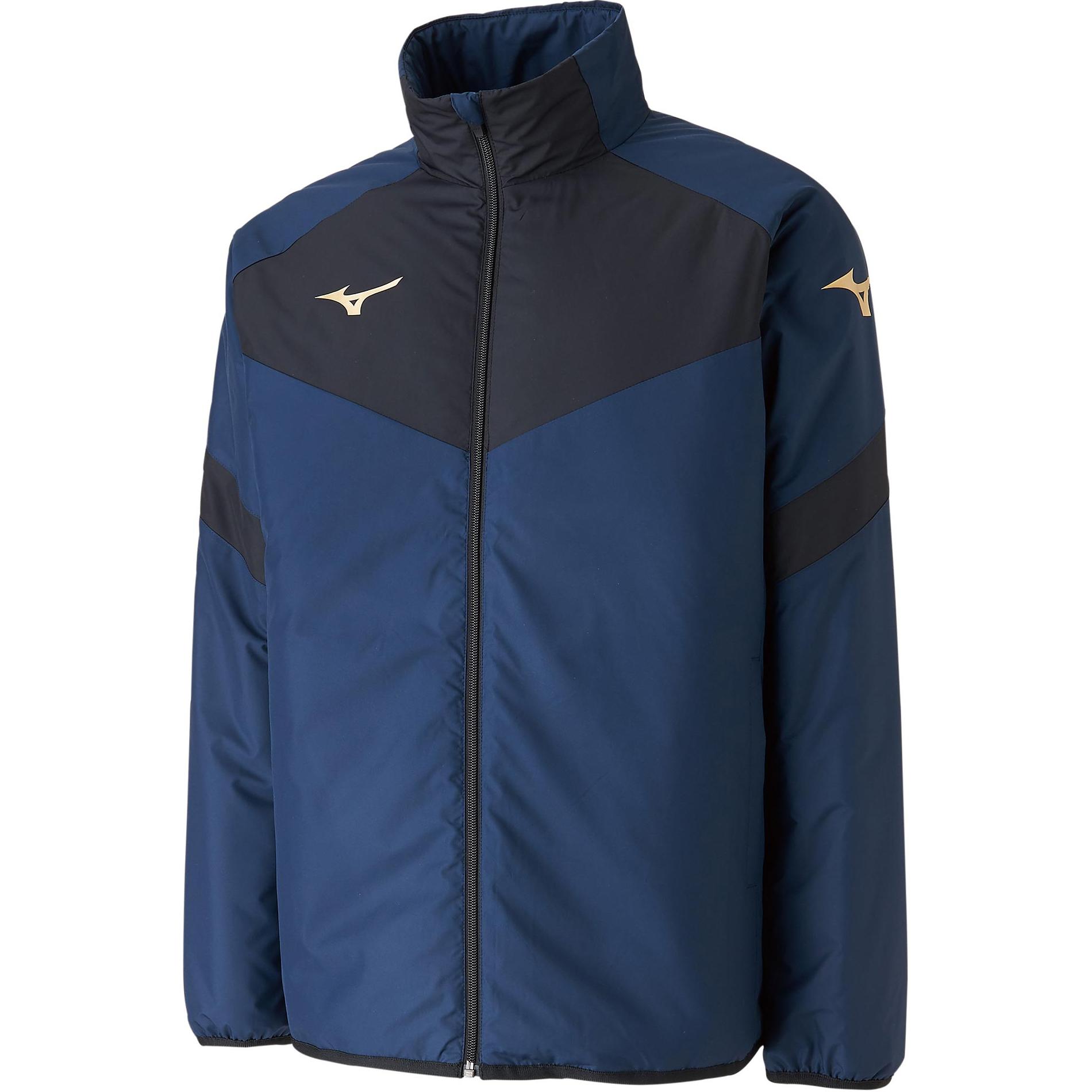 Mizuno Logo Print Zip-Up High Neck Jacket Unisex Blue P2JE9501-14