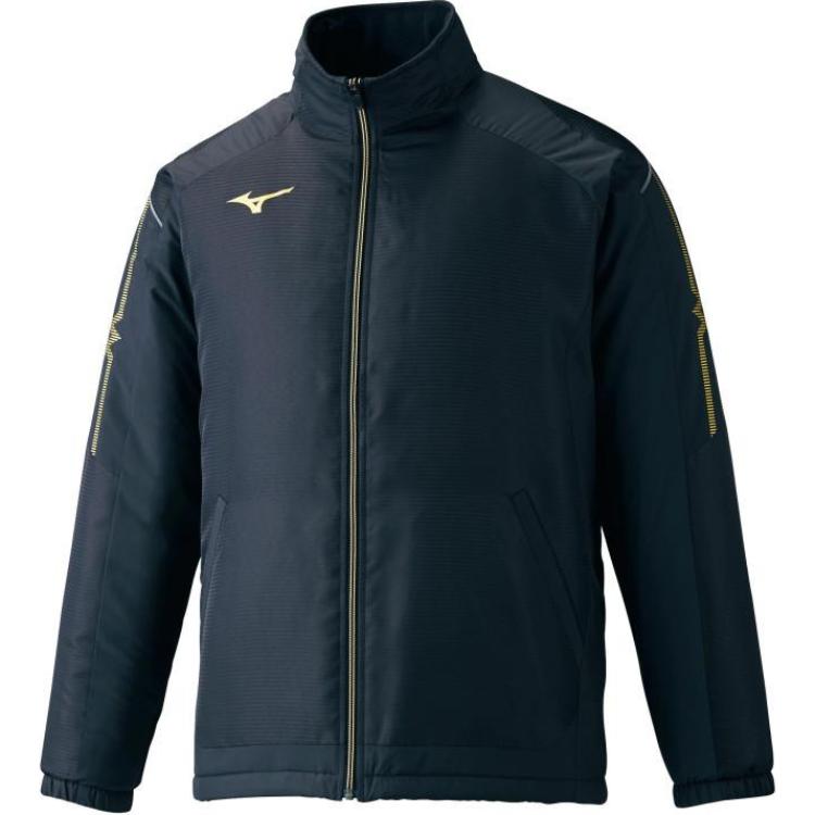 Mizuno Logo Printed Zip-Up Track Jacket Unisex Black 32ME163009